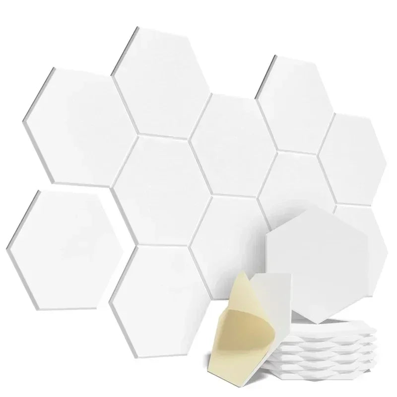 Mousses acoustiques hexagonales