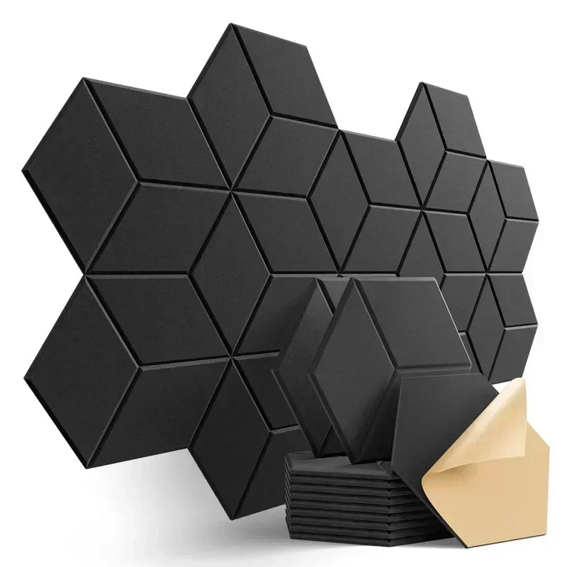 Mousses acoustiques hexagonales