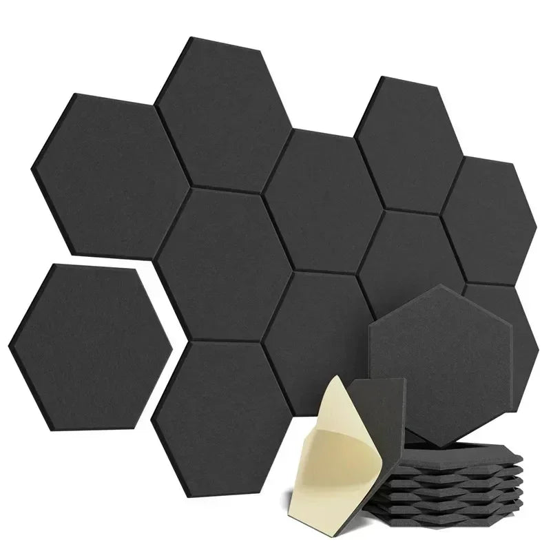 Mousses acoustiques hexagonales