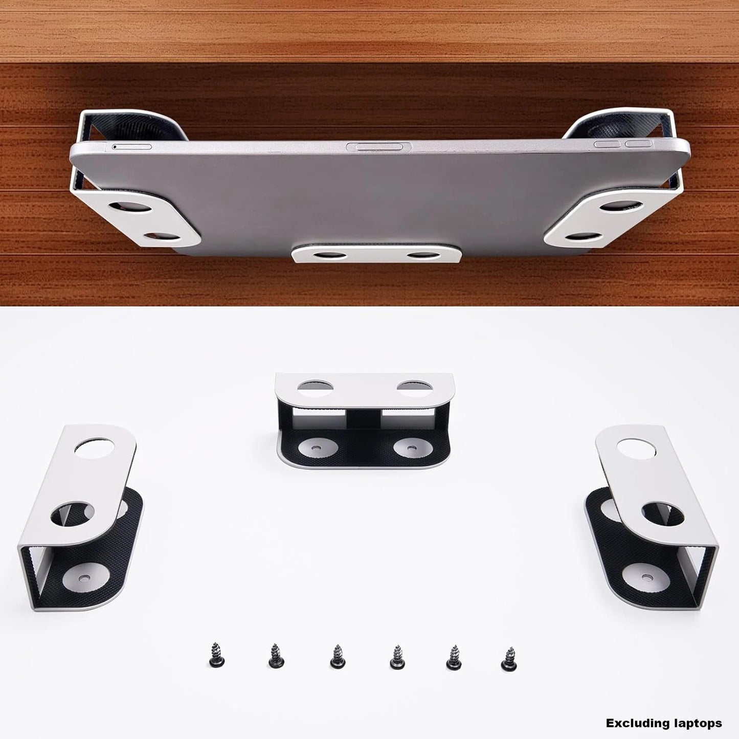 Rack pc portable sous bureau